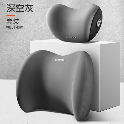 Car Headrest, Neck Pillow for Car, In-Car Seat Driving Pillow, Headrest Latex Cervical Spine Memory Foam