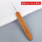 0.75mm silver hook (single)