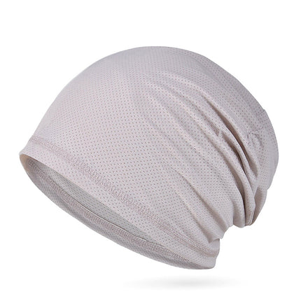 Summer outdoor single-layer cap quick-drying sports riding running cool thin mesh breathable sunscreen cap