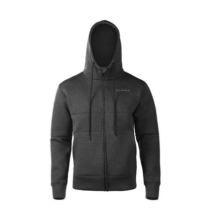 Cross-Border Muscle Sports Sweatshirt Fitness Brothers Autumn and Winter Men's Cotton Casual Long-Sleeved Hooded Zipper Jacket Aliexpress