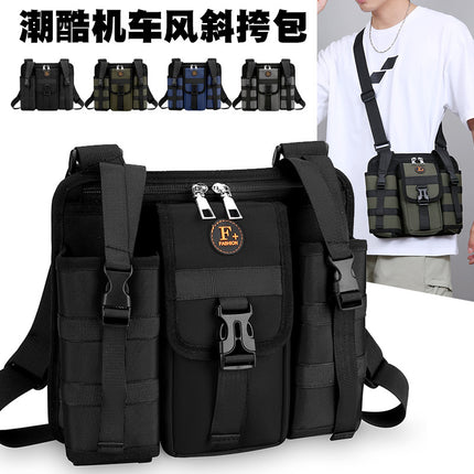 Chest Bag, Casual Water Cup Bag, Tactical Backpack, Outdoor Travel Backpack, Workwear, Sports Water Bottle Bag, Cycling Shoulder Bag