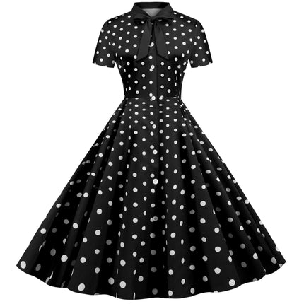 Foreign Trade Europe and the United States Cross-border New Women's Summer Stripe Stitching Short-sleeved Butterfly Festival Party Temperament Big dress