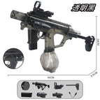 Second generation large fire dance mk3 with flashlight + infrared [transparent black]