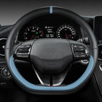 38cm / D-type black light blue plastic ring