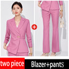 pink blazer+pants / 3 XL
