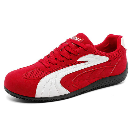 Men's New Mesh Breathable Forrest Gump Shoes, Sports Casual Shoes, Apple Shoes, Leather Red Racing Shoes, Sc05