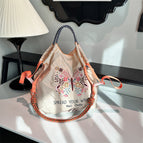 Khaki butterfly flower / Medium m