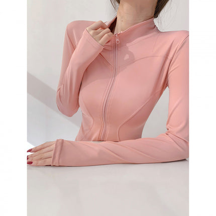 Yoga Clothing for Women 2026 New Style Jacket Quick-Drying Fitness Clothing Sports Running Suit Long-Sleeved Pilates Training Top