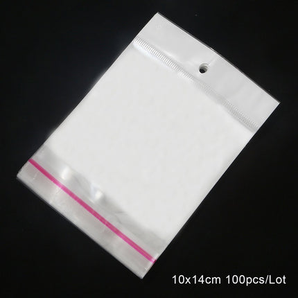 Wholesale Opp Bags Self-Adhesive Bags DIY Handmade Small Jewelry Packaging Bags Transparent Self-Sealing Plastic Bags