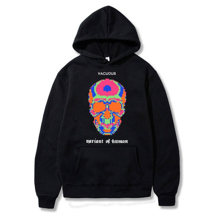 [Cross-border European Code] Skeleton Thermal Imaging Graphic Print Hoodie