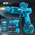Split-type triple battery [blue] firelight little ice rat electric water gun