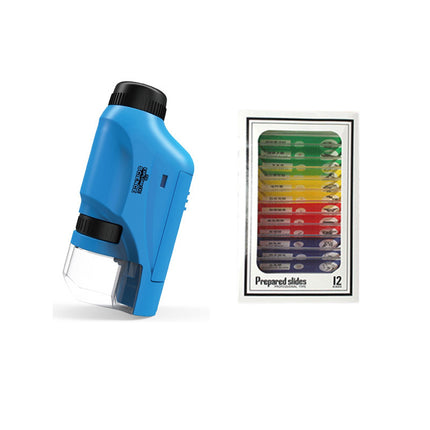Children's portable microscope science experiment suit educational toys for primary school students junior high school boys and girls gifts