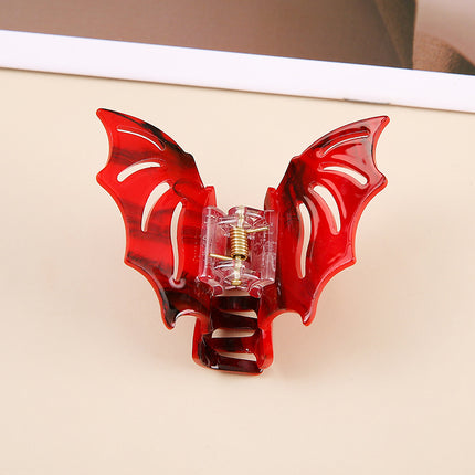 Factory Wholesale Halloween Series Bat Quirky Hair Clips Bat Wings Hairpins for Half-Up Hairstyles