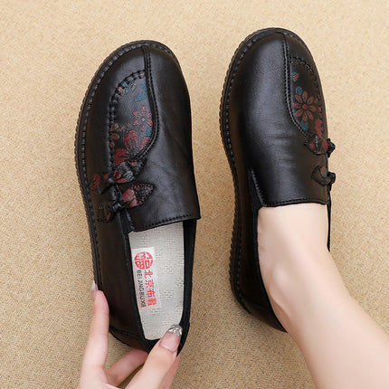 Old Beijing cloth shoes old man cotton shoes winter grandma warm non-slip middle-aged old lady fleece-lined women's shoes mother shoes