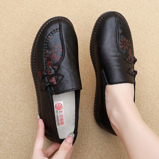Old Beijing cloth shoes old man cotton shoes winter grandma warm non-slip middle-aged old lady fleece-lined women's shoes mother shoes
