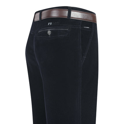 Autumn and Winter fleece-lined Thick Men's Corduroy Pants Middle-aged Men's Casual High Waist Loose Pants Middle-aged Pants