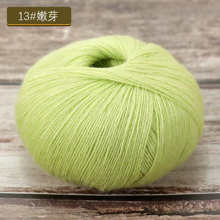 Manufacturer Wholesale 238 Wool Thread Hand-Knitted Shawl Hat Baby Wool Fluffy Wool Thread Ball 50g