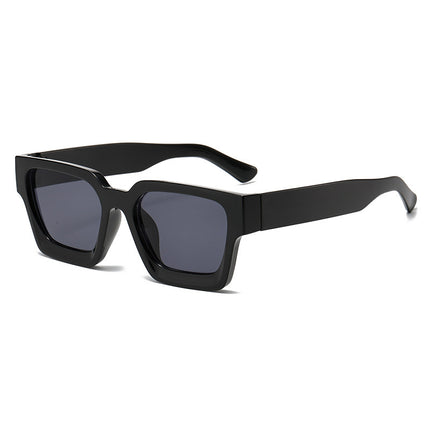 2026 Export Hot-Selling Square Sunglasses with Black Frame, Sun Protection, Uv Protection, Universal, Stylish and Fashionable Sunglasses