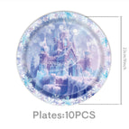 Ice and snow castle 9inch -10pcs