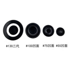 #1234 concave fire cover (packed in bubble bag)