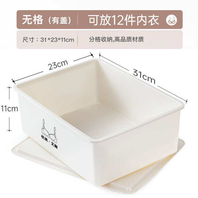 FX 3023 Plastic Storage Box Home Bra Underwear Socks Box Drawer Type Clothes Organizer Storage Underwear Box