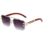 Gold frame double gray