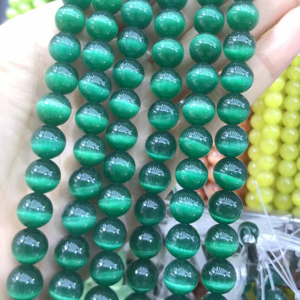 Cat's eye stone beads loose batch bracelet accessories diy jewelry accessories loose beads bracelet necklace material factory direct batch