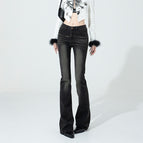 Nc61 black and gray extended pants / XS