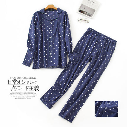 [Ready Stock] Men's Suit Long-Sleeved Pants Autumn and Winter Pajamas Velvet Plaid