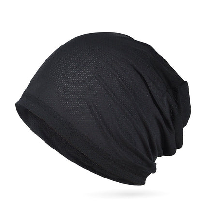 Summer outdoor single-layer cap quick-drying sports riding running cool thin mesh breathable sunscreen cap