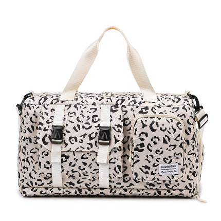 Cross-border New Large Capacity Bag Women's Summer High-end Niche Travel Bag Fashion Printed Crossbody Luggage Bag