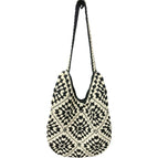 Beige black / Magnetic clasp