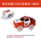 8010 - aurora speedster - police car red (battery not included) - color box packaging
