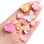 The size of about 10-29mm 20 g/bag / pink yellow