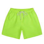 Fluorescent green quarter pants / 6XL