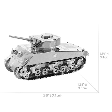 Tank DIY Handmade 3D Metal Puzzle Adult Stereo Model Assembled Assembled Educational Toys High