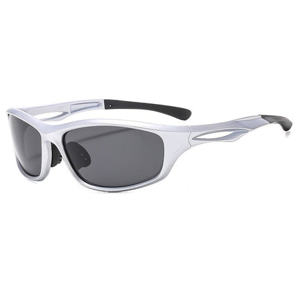 Cross-border European and American Outdoor Sports Polarized Sunglasses Women's Windproof Riding Glasses Ins Style Sunglasses Men's Advanced Sense