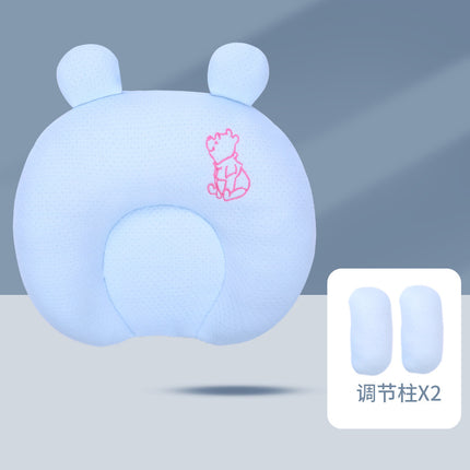 Baby Pillow, Baby Latex Pillow, Washable Imitation Eccentric Head Correction Head Shape, Breathable Newborn Shaping Pillow, Available in All Seasons
