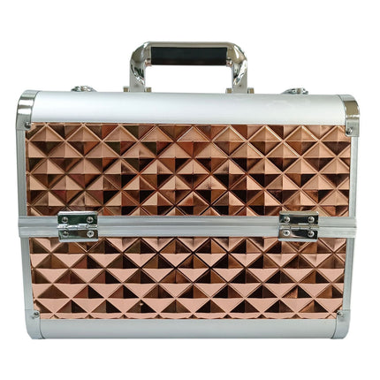 2023 new spot wholesale casual cosmetic case pvc manicure case two-layer large capacity portable cosmetic case