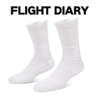 [1 Pair] Flying Diary-White / Free size