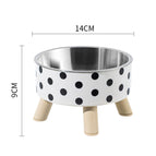 Wave point stainless steel goblet bowl] / Independent color box packaging