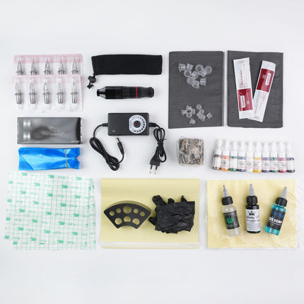 Cosmos No. 12 Motor Pen Set Complete Set of Practice Tattoo Tools Beginner Tattoo Pen Set Tattoo Equipment