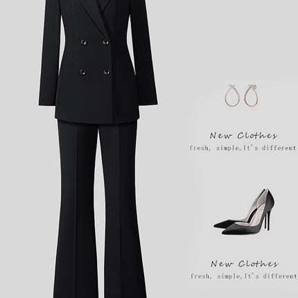 New High-Quality Tailcoat Set, Women's Business Office Jacke
