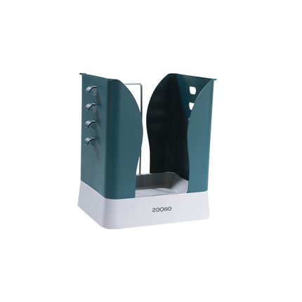 Can adjust the size of the extended trash can does not pick the bag garbage bag does not fall off the universal folding paper basket household