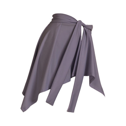 Yoga Hip Covering Skirt Sports Fart Covering Curtain Quick-drying Fitness Skirt Shawl Running Lace-up Anti-light Skirt