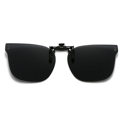 2024 New Style Sunglasses Clip-On Metal Rice Nail Polarized Clip-On Glasses Flip-Up Myopia Glasses Clip-On Sunglasses Wholesale