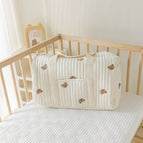 Teddy bear boston bag (cotton fabric)