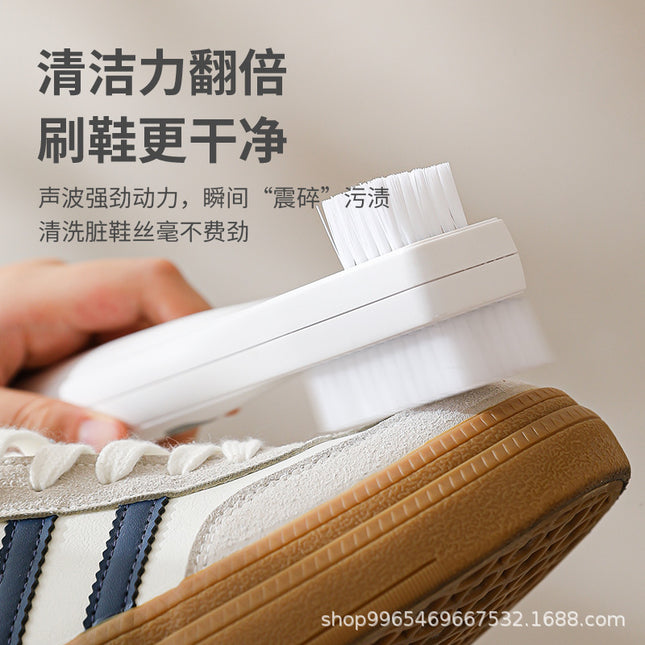New Fully Automatic Electric Shoe Polisher Multifunctional Rechargeable Household Handheld Shoe Brush Black White
