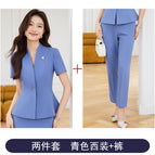Cyan jacket + pants / S