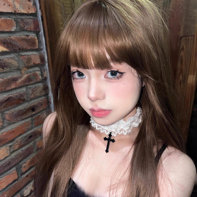 Cross Lace Collar Female Sweet Cool Spice Choker Neck Ring Neck Chain Sexy Neck Ring Neck Strap Clavicle Chain